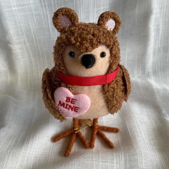 Spritz Featherly Friends Set of 3 Valentine's Plush Birds Toots Buttons Floof - Picture 5 of 10